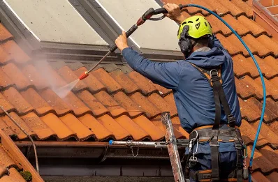 Démoussage et hydrofuge de toiture à Cambernard